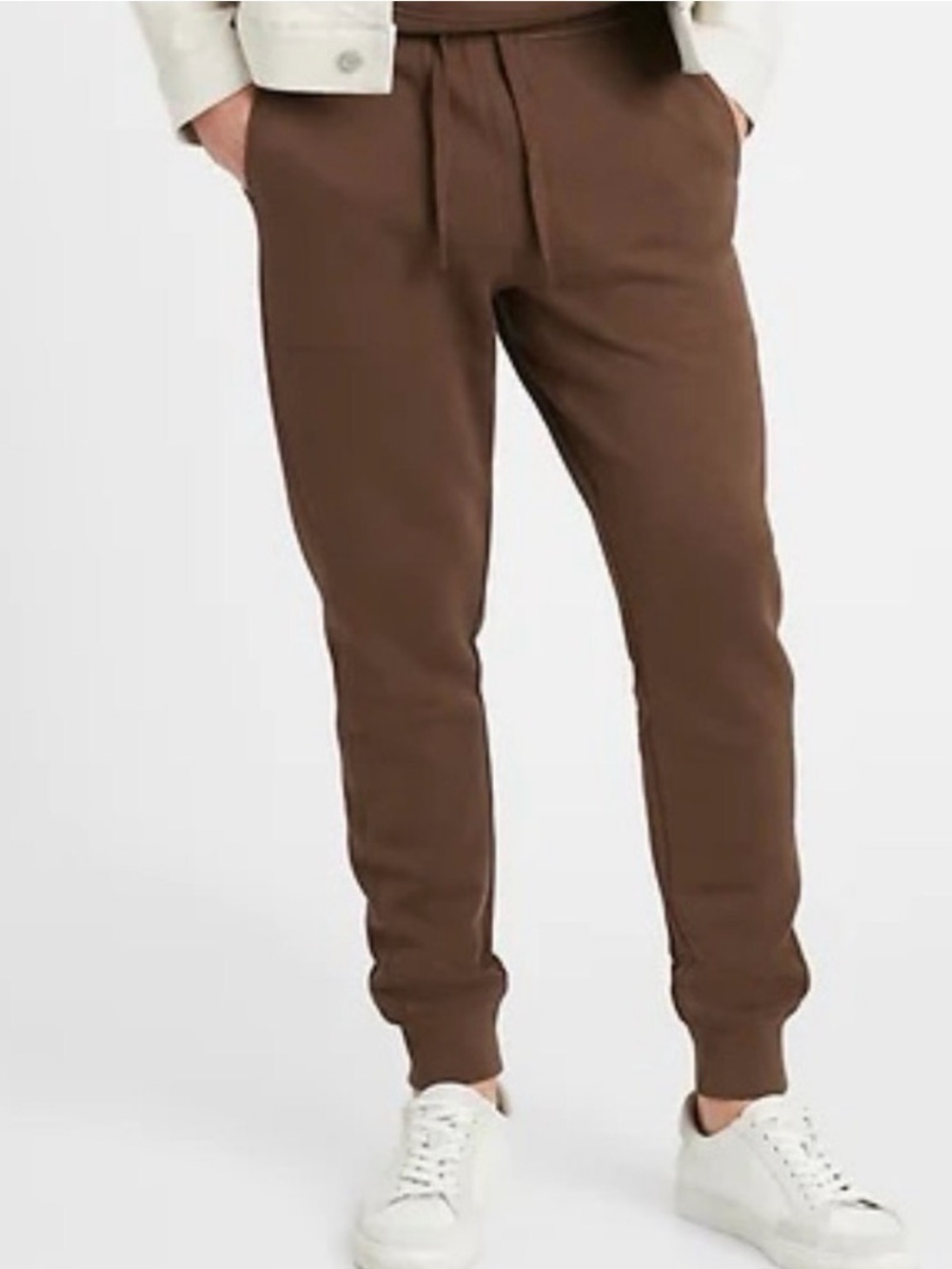 Banana Republic Brown Tapered Jogger Sweatpants, organic cotton XL